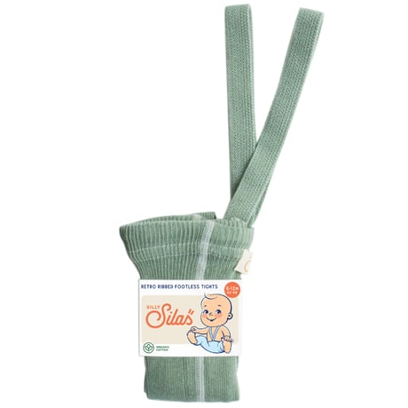 SILLY Silas  Classic tights Footless (Matcha Latte)