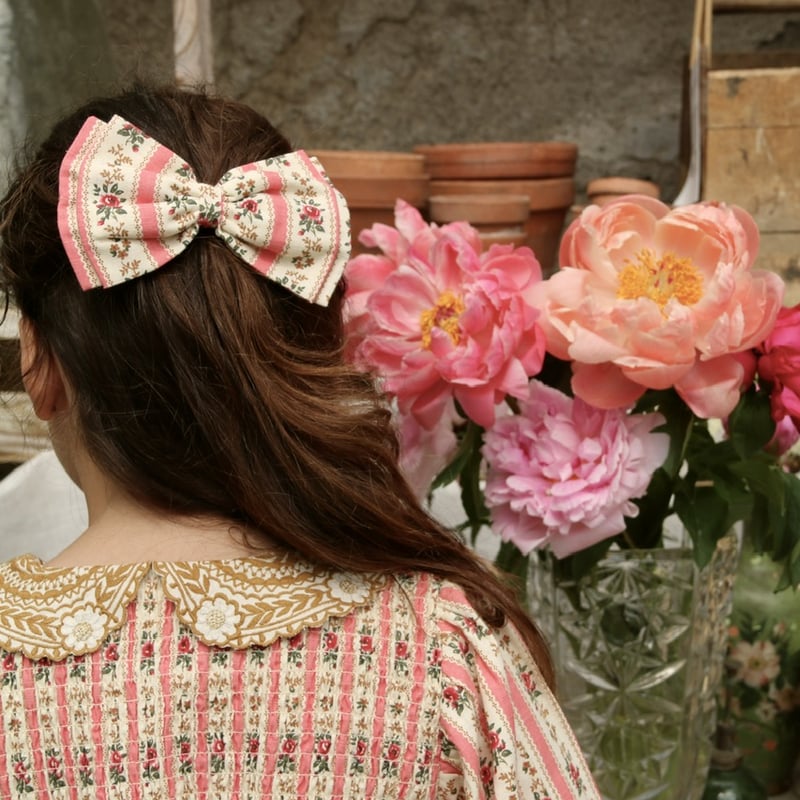 Bonjour Tunique with hair clip tapestry pink s