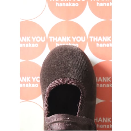 Cienta   Velcro Onestrap Shoes  (Brown ベロア)
