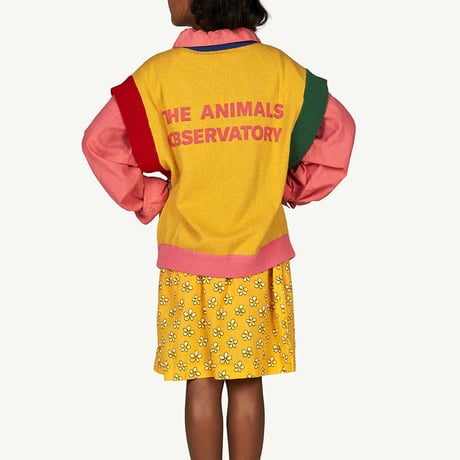 The Animals Observatory  Parrot Kids Vest Yellow Rabbit
