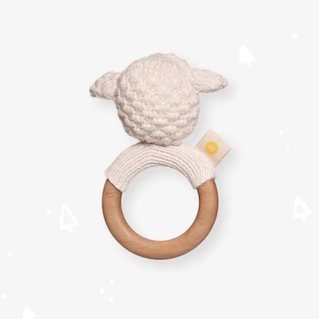 Knit a Buddy LAMB teether