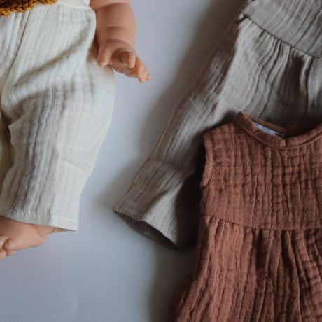 minikane DOLL CLOTHES  Combination longue Linda en double gaze