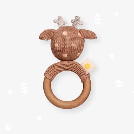 Knit a Buddy FAWN teether