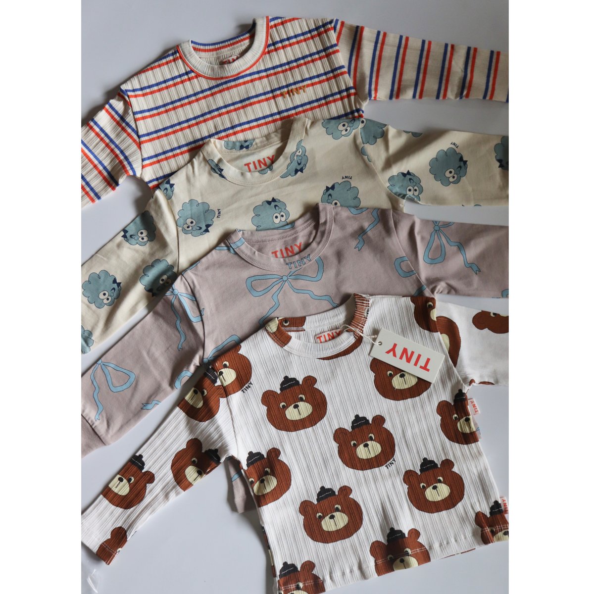 トップス tinycottons TINYCOTTONS rib stripes tee | hanakao