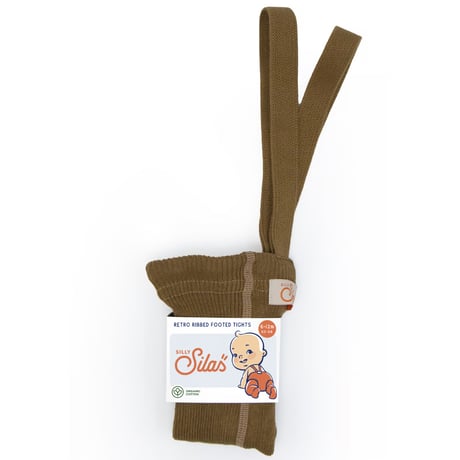 SILLY Silas  Classic tights Footed (Acorn Brown)