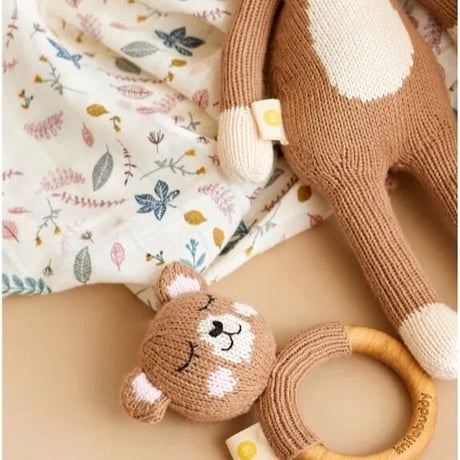 Knit a Buddy BEAR teether