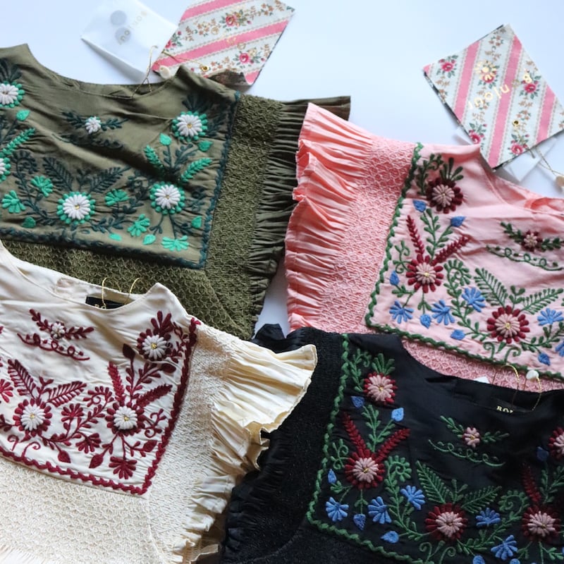 新品未使用bonjour diary 2Y chasuble dress Bonjour diary (ボンジュール ダイアリー)｜le lis blanc