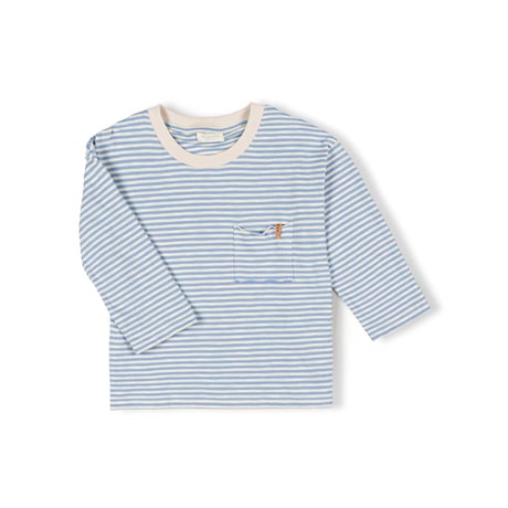 nixnut  Drop Shirt (Sky Stripe)