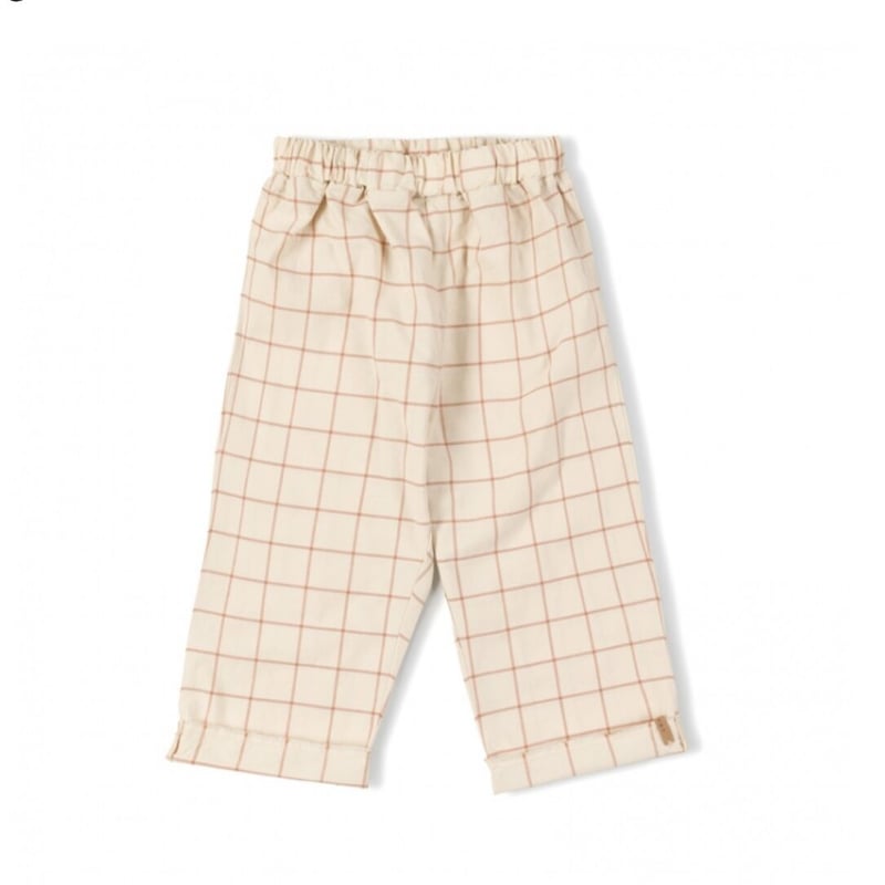 nixnut Stic Pants (papaya checkered) | hanakao
