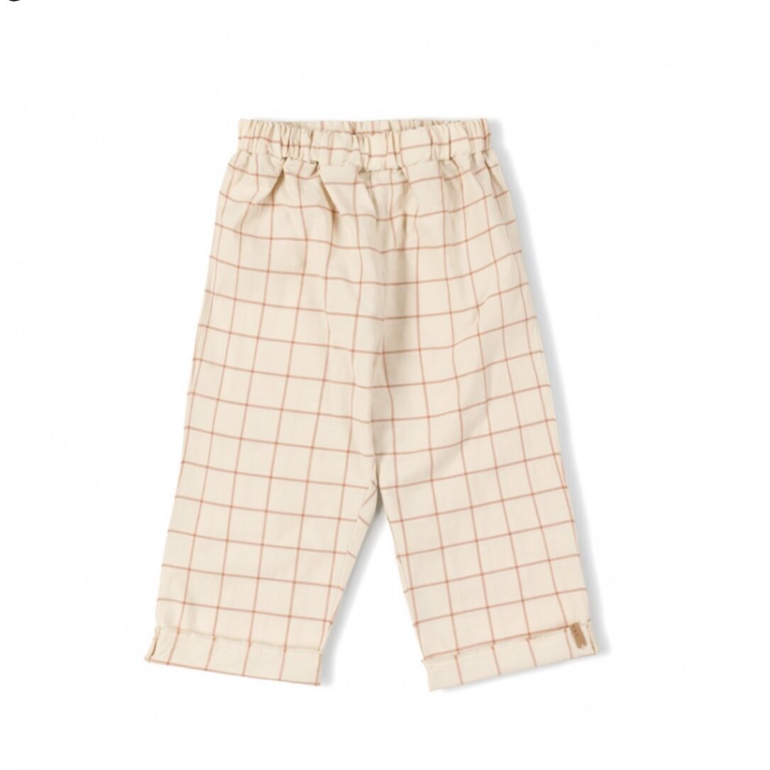 nixnut Stic Pants (papaya checkered) | hanakao