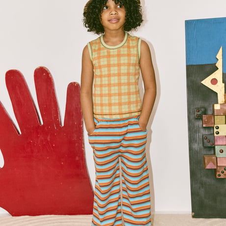 Misha&Puff  BEACH PANT (BRIGHT SKY AVENUE STRIPE)