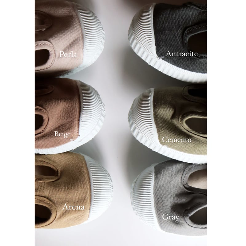 Cienta Velcro Tstrap Shoes (Perla) | hanakao