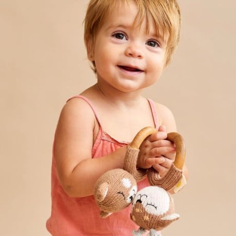 Knit a Buddy BEAR teether