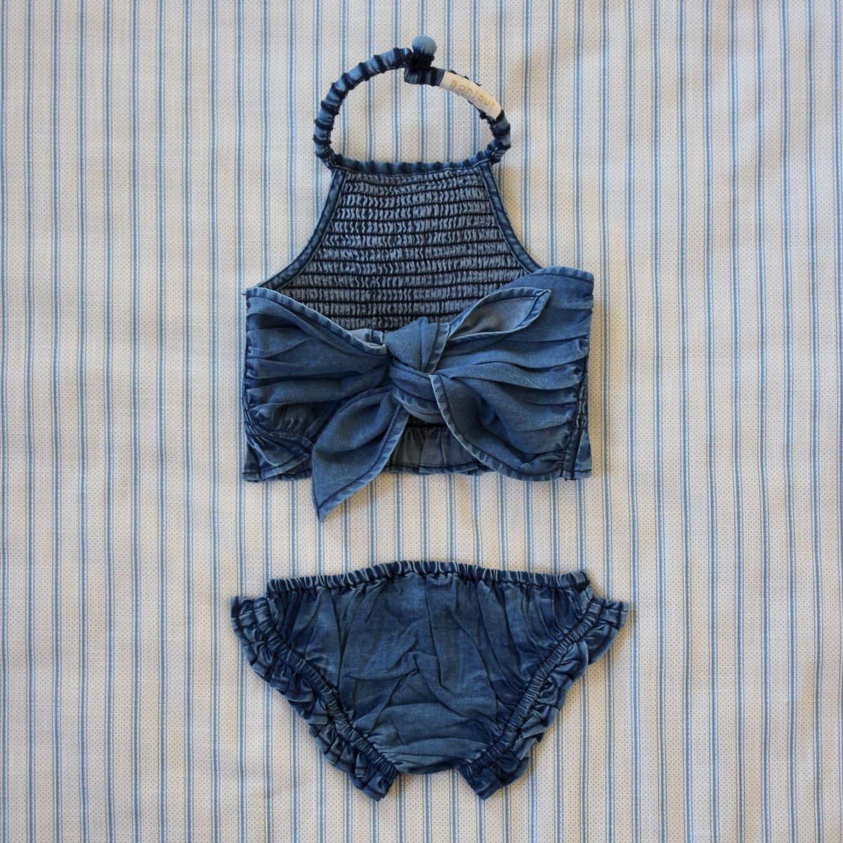 Bonjour swim set Denim | hanakao