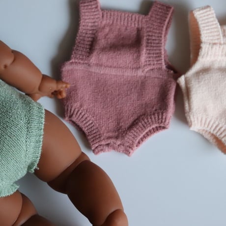 minikane DOLL CLOTHES  Barboteuse Orleane en tricot (3type)