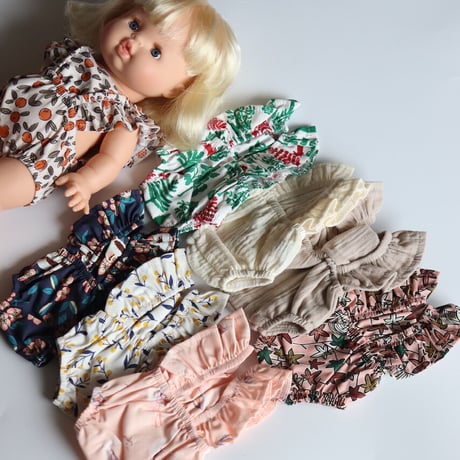 minikane DOLL CLOTHES. Barboteuse retro (8type)