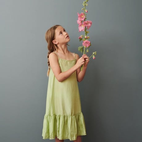CARAMEL  GRAPE SLIP DRESS almond