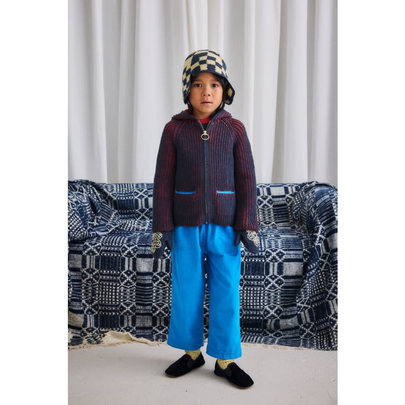 帽子 mishaandpuff misha&puff□Pointy Peak Hat□Prime Zig Zag Pointy Peak Hat