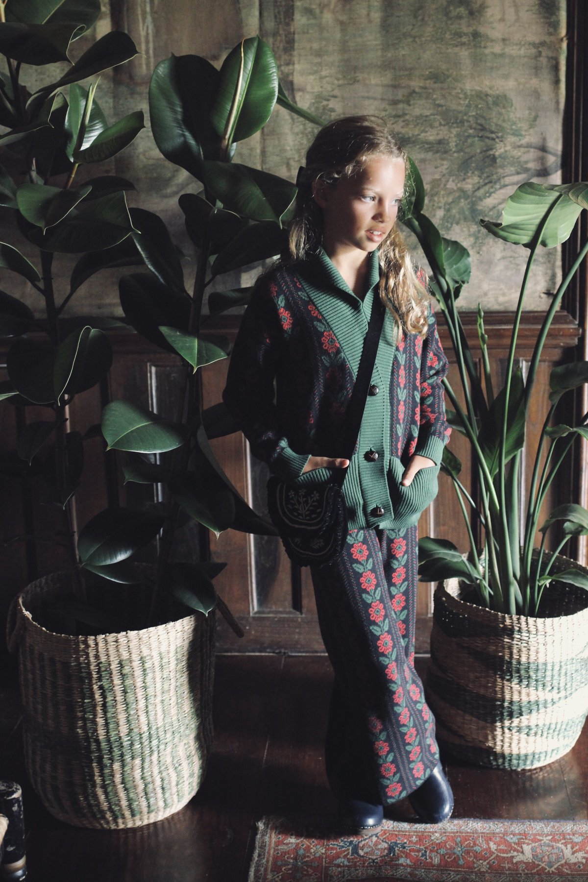 bonjour diary フラワー柄 ワンピース 6y フラワー柄ワンピース