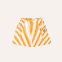 the campamento Orange Stripes Shorts