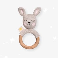 Knit a Buddy RABBIT teether