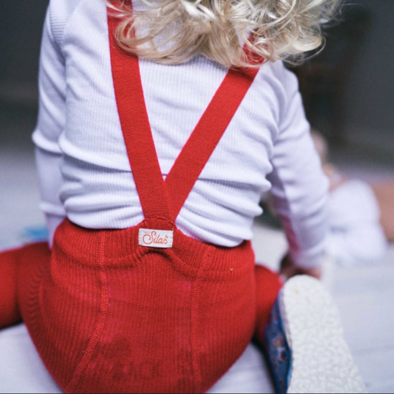 SILLY Silas Classic tights Footed (Love Red) |