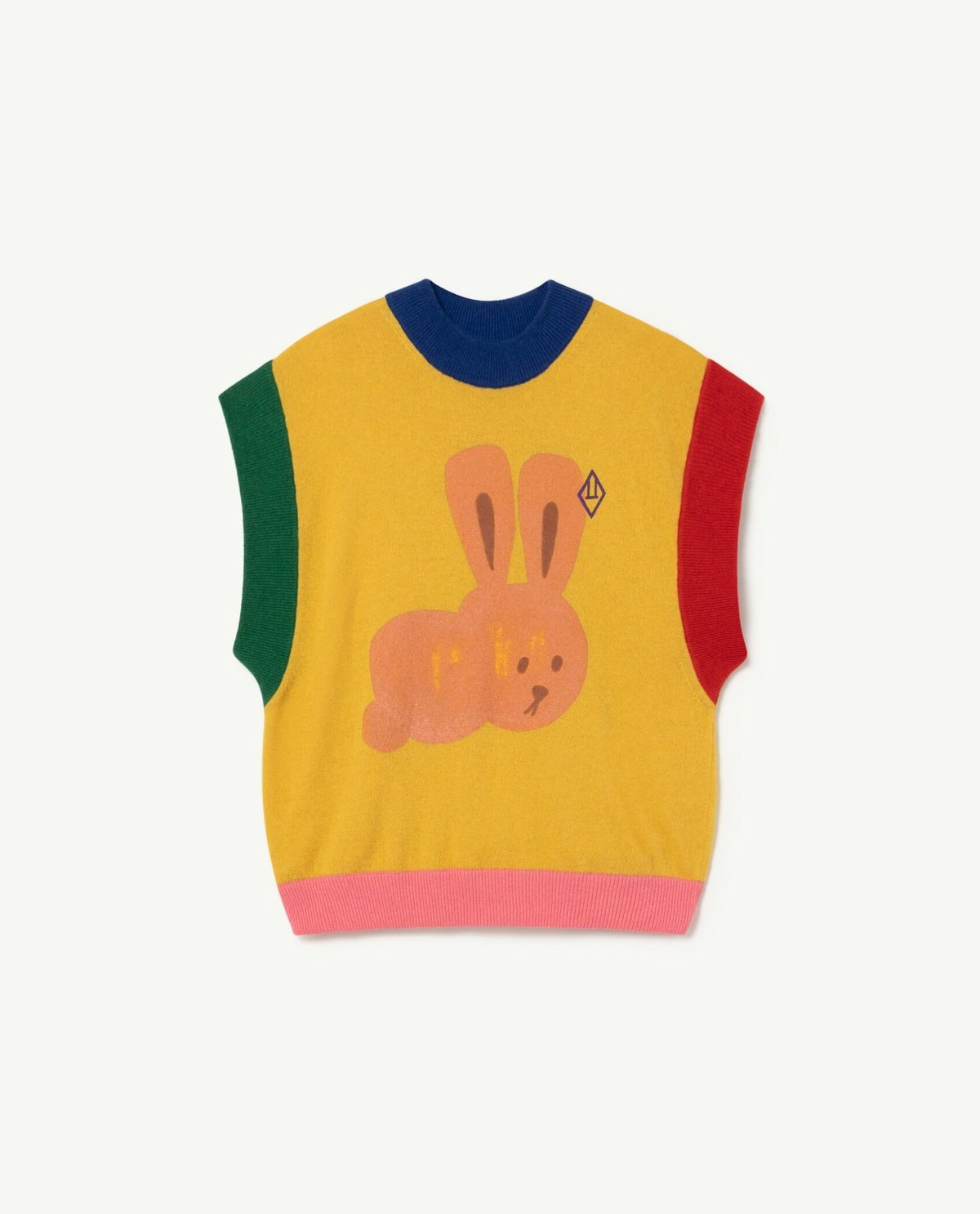 The Animals Observatory Parrot Kids Vest Yello