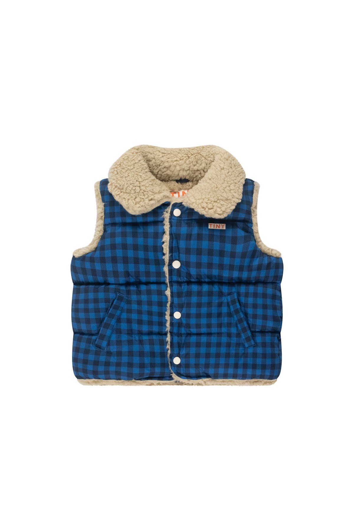 TINYCOTTONS vichy padded vest | hanakao