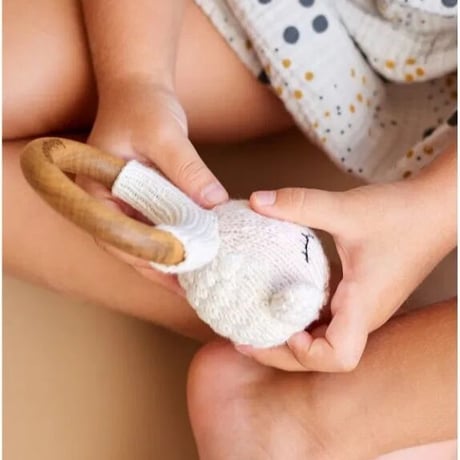Knit a Buddy LAMB teether