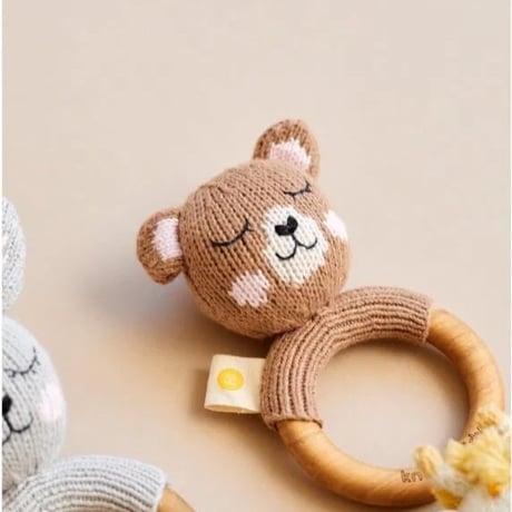 Knit a Buddy BEAR teether