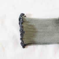 Collegien Lettuce Trim Socks【Sauge】