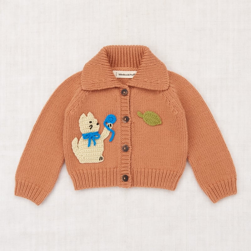 Misha&Puff Baby Meadow Motoey Cardigan (Palomi