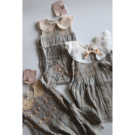 Bonjour  Romantique tunique Blue transat stripe