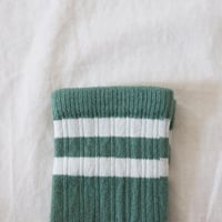 Collegien  Ribbed Varsity Crew socks (Celadon)