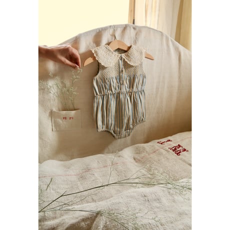 Bonjour  Romper Transat stripe