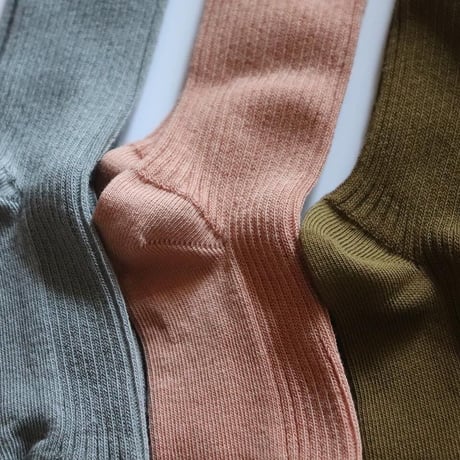 limonade Knee Ribbed Socks (GREY)