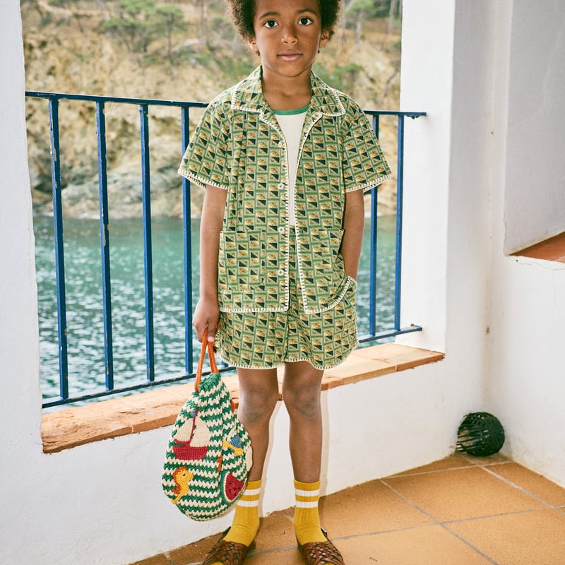 Misha&Puff Seaside Drawstring Bag/ Lawn | hanakao
