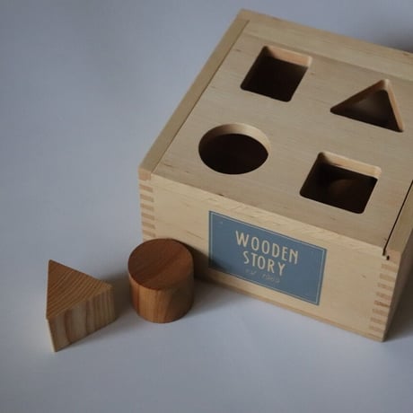 wooden story   SHAPE SORTER BOX