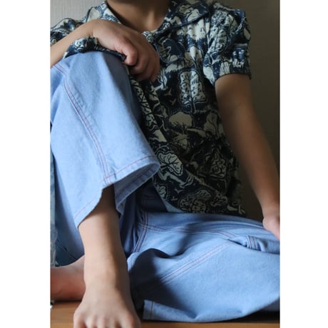 Misha&Puff  Slim Flared Jeans/Baby Blue
