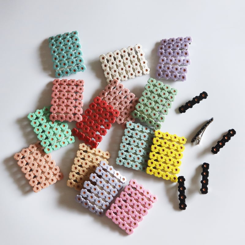 ヘアアクセサリー hanaco ⚫︎WUNDERKIN CO flower hairclip | hanakao