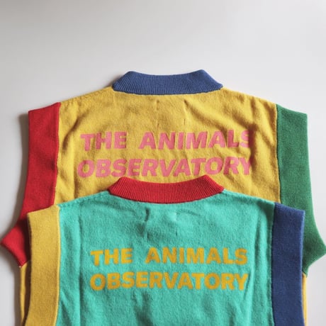 The Animals Observatory  Parrot Kids Vest Yellow Rabbit
