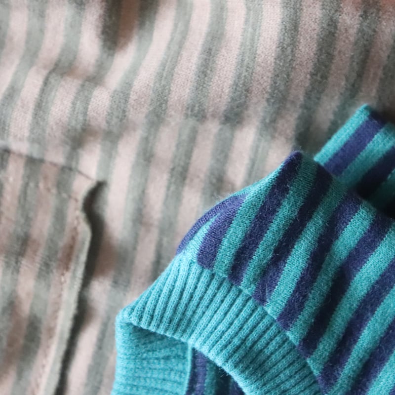 nixnut Drop Shirt (Navy Stripe) | hanakao