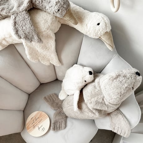 SENGER Naturwelt    Cuddly animal Goose grey vegan/ small