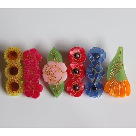Coucou Suzette  FLOWER HAIR CLIP (6type)