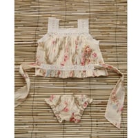 Bonjour   Set top&panty antoinette print pique