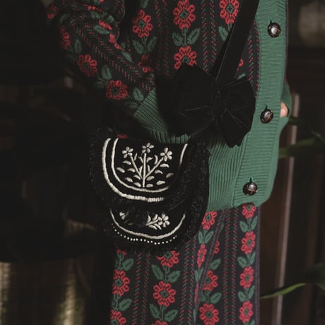 Bonjour  Red Flower pants