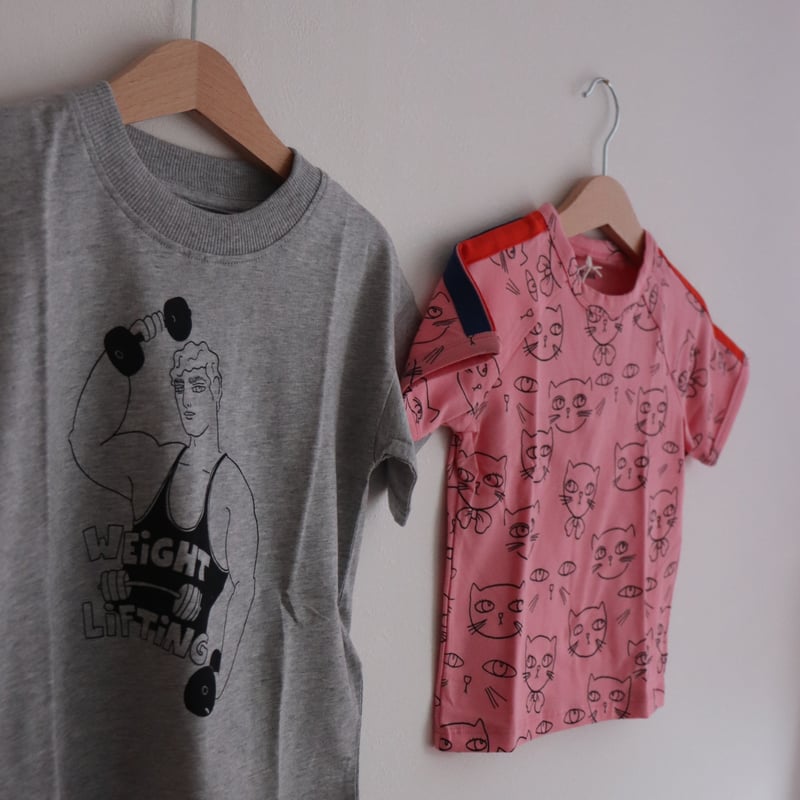 Mini Rodini Cat sports tee | hanakao