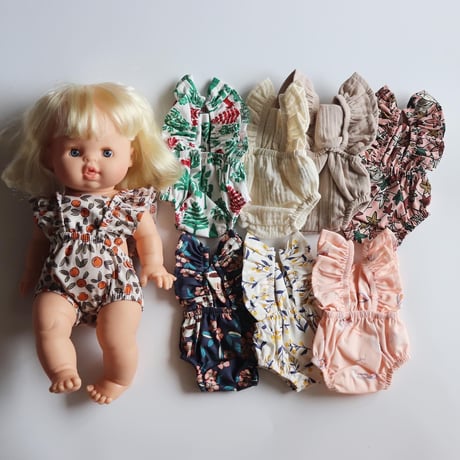 minikane DOLL CLOTHES. Barboteuse retro (8type)