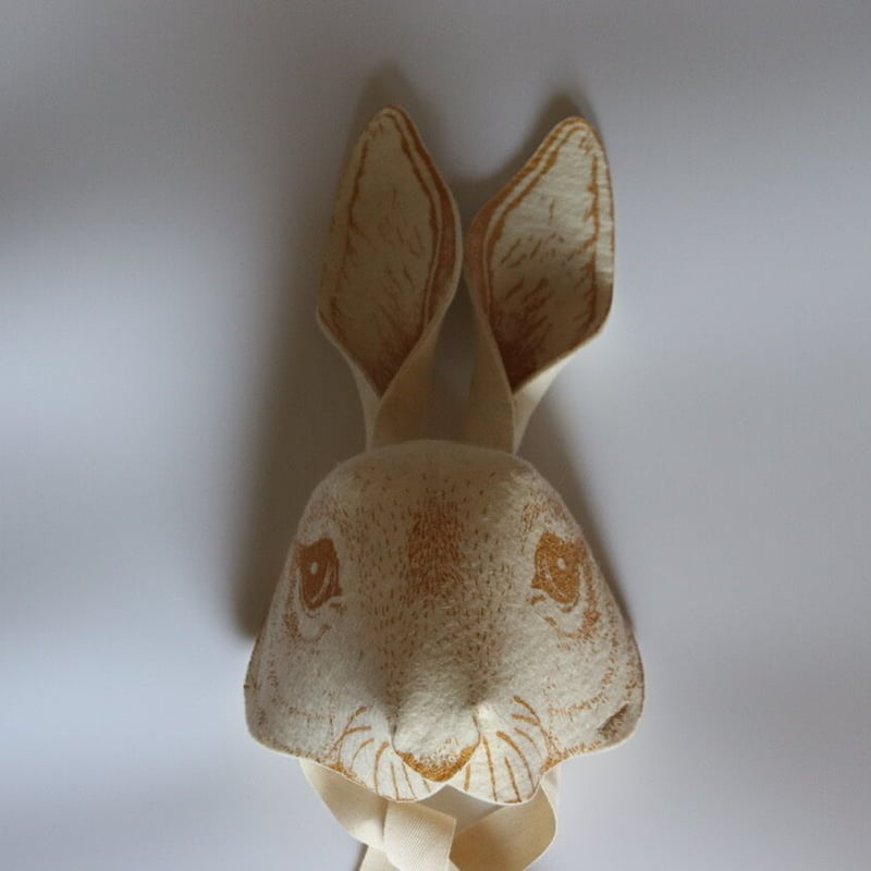 Frida's Tierchen RABBIT HEADDRESS (gold,black,