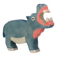 Holztiger Hippopotamus